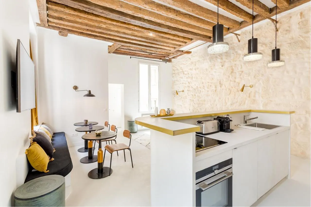 Habitat Parisien - 2Br-2Ba - Marais - Hotel De Ville France